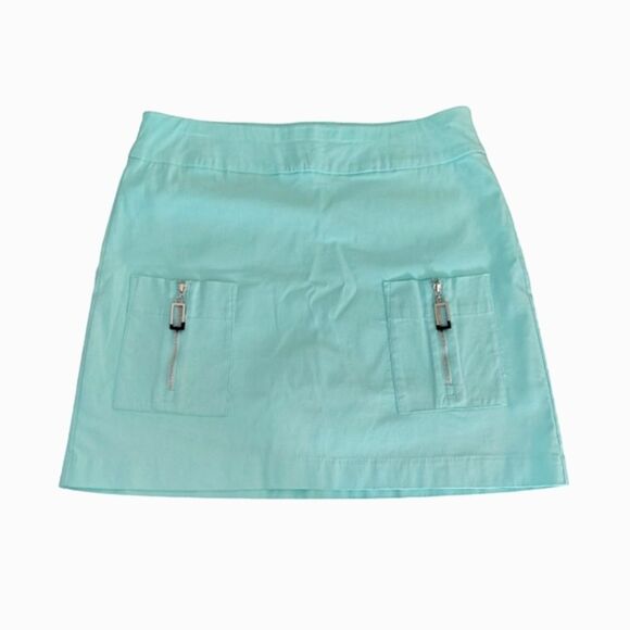 Jamie Sadock Mint Green Mini Athletic Golf Skirt Skort with Pockets Size 10 - Picture 1 of 15